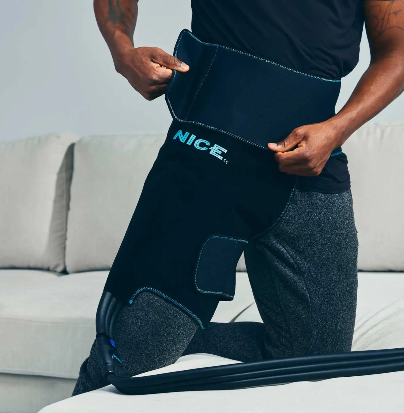 NICE1 with wrap connected